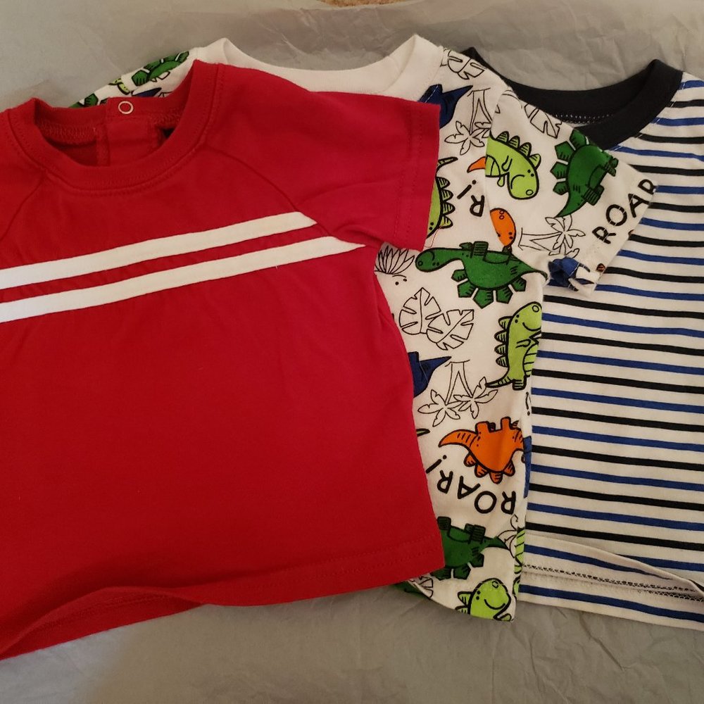 Baby boy 3-6months shirt bundle